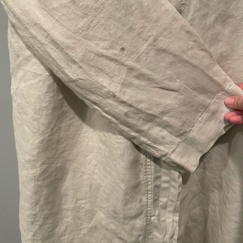 Parachute Cream Linen Robe - Picture 8 of 8